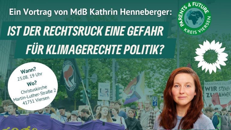 05.08.2024 Pressemitteilung: „Rechtsruck und Klimapolitik – Ist der Rechtsruck eine Gefahr für klimagerechte Politik?“