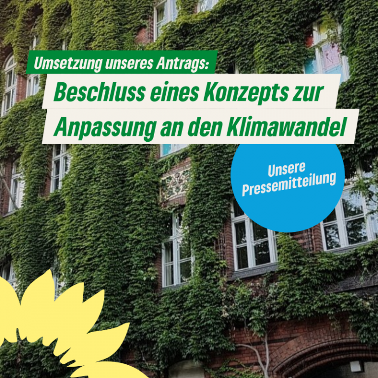 05.09.2024 Pressemitteilung: „Antrag erfolgreich umgesetzt: Viersener Stadtrat beschließt Konzept zur Anpassung an den Klimawandel“