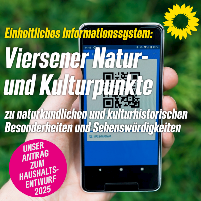 Einstellen von Mitteln i.H.v. 10.000 € zum Start des Projekts „Viersener Natur- und Kulturpunkte“